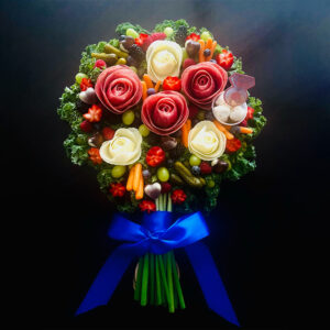 Bouquet charcuterie board
